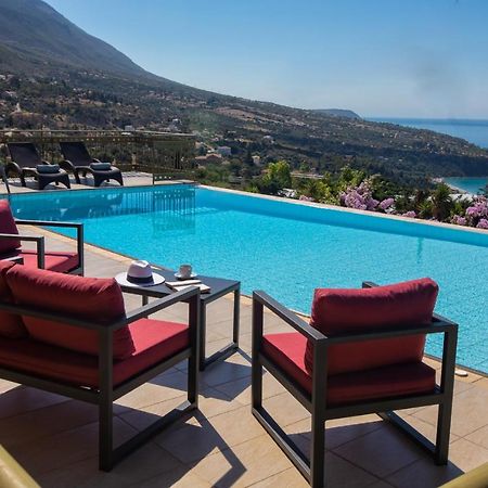 Lourdas Beach View Villa Vlachata ภายนอก รูปภาพ