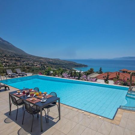 Lourdas Beach View Villa Vlachata ภายนอก รูปภาพ