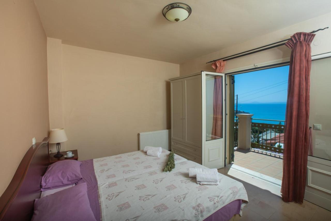 Lourdas Beach View Villa Vlachata ภายนอก รูปภาพ