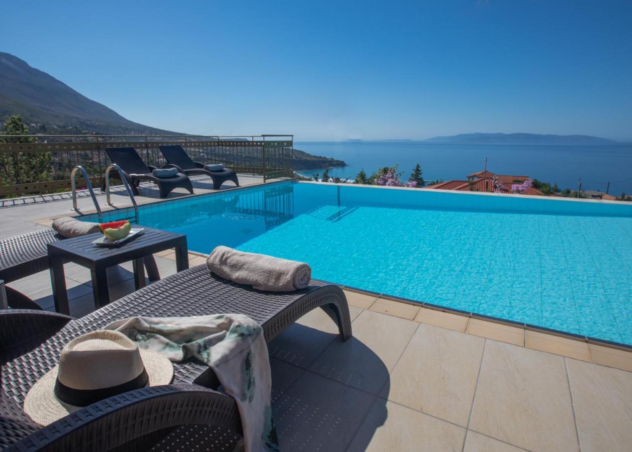 Lourdas Beach View Villa Vlachata ภายนอก รูปภาพ