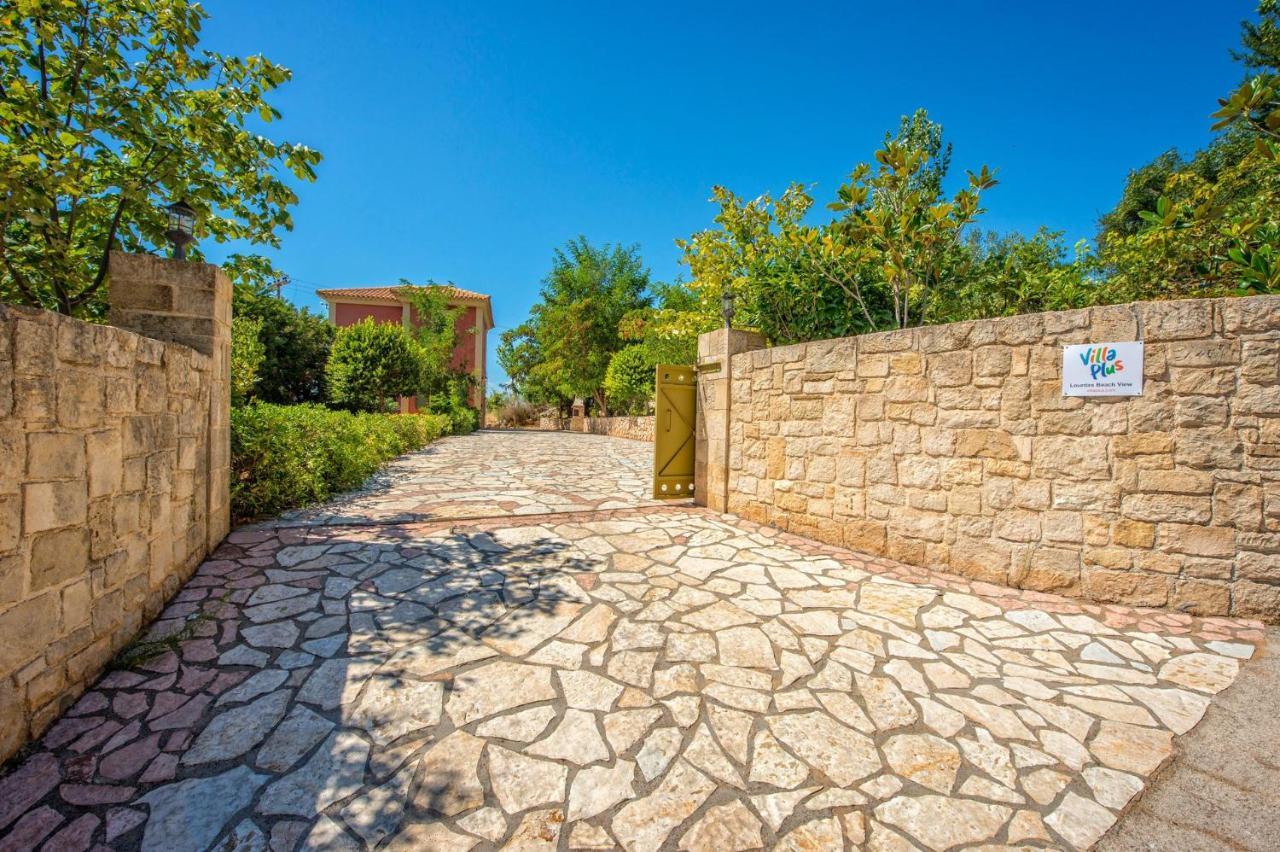 Lourdas Beach View Villa Vlachata ภายนอก รูปภาพ
