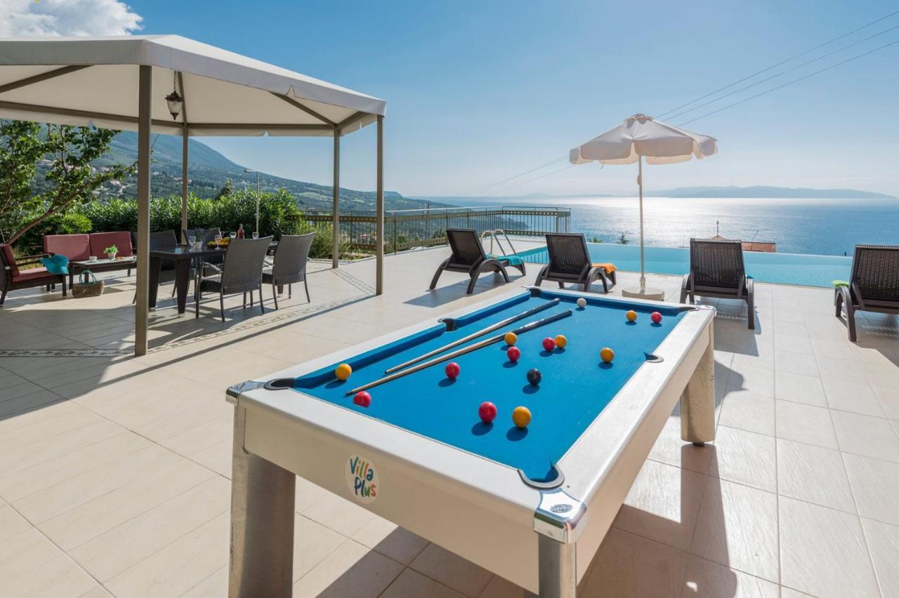 Lourdas Beach View Villa Vlachata ภายนอก รูปภาพ