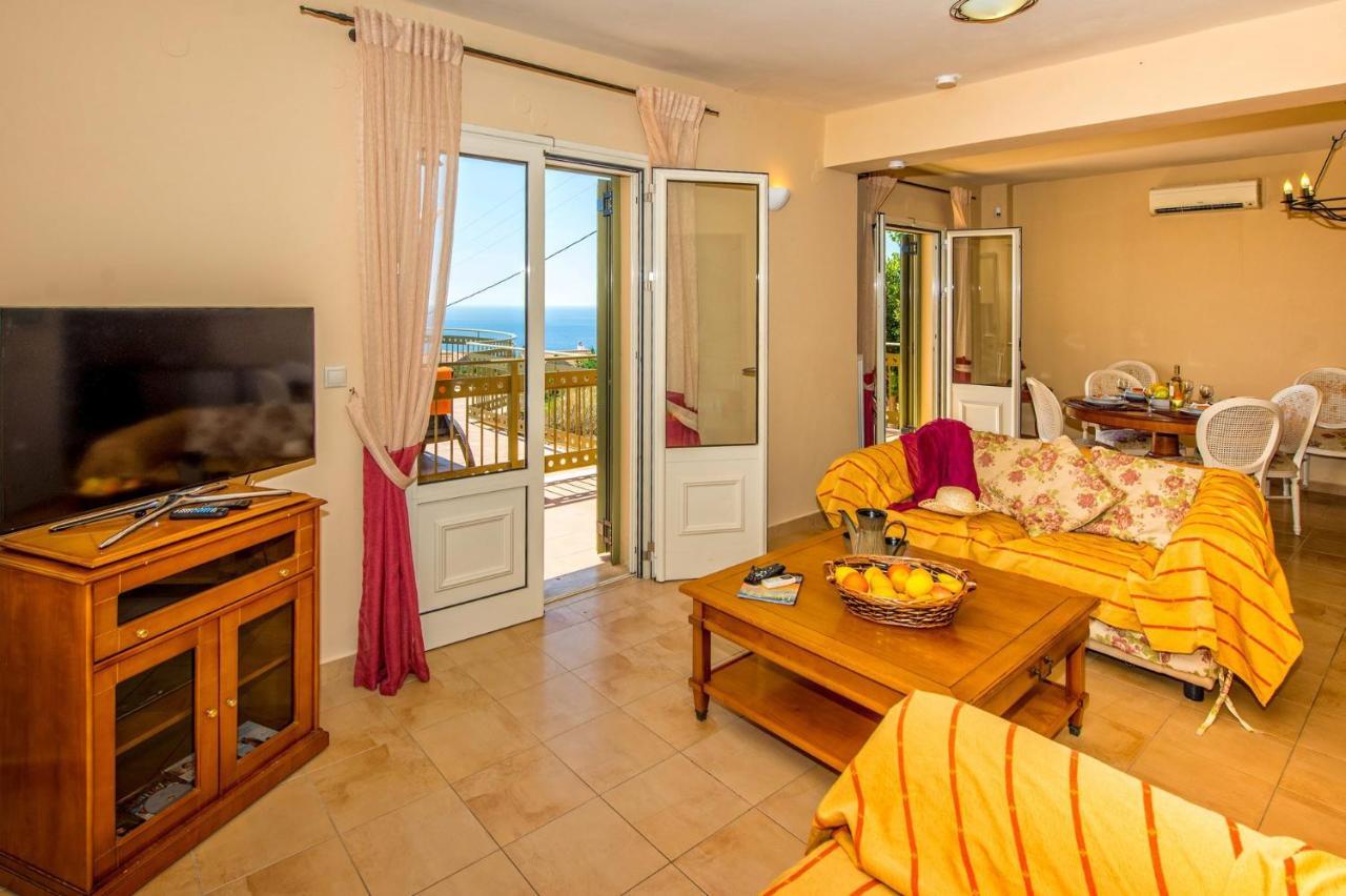 Lourdas Beach View Villa Vlachata ภายนอก รูปภาพ